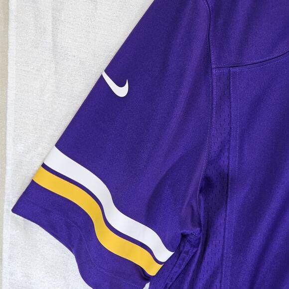 NIKE On Field MN Vikings Teddy Bridgewater #5 NFL Players Jersey Purple Size XL - Picture 8 of 11